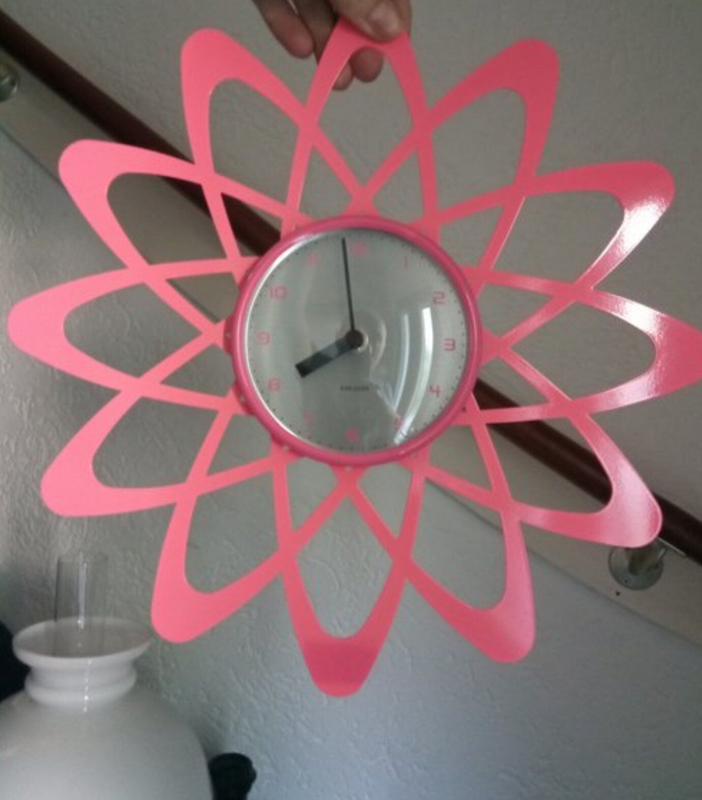 Vintage Karlsson Rose Wandklok