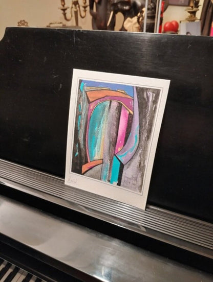 Jacques Roger (1950 - 2022) • Watercolor • "L arche" signed by artist 07/23/2017 • Ships Insured