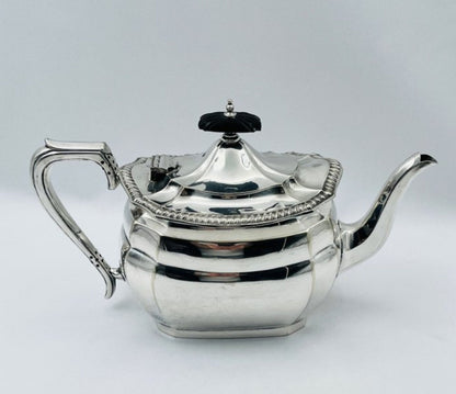 Silver Plated Victorian Tea Set est. 1900 Sheffield England by Walker & Hall T. Land Son