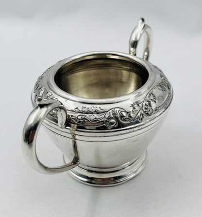 Silver Plated Victorian Tea Set est. 1900 Sheffield England by Walker & Hall T. Land Son