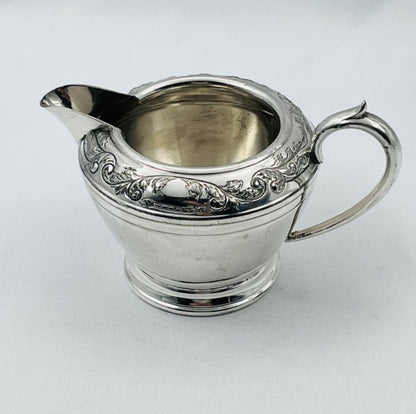 Silver Plated Victorian Tea Set est. 1900 Sheffield England by Walker & Hall T. Land Son