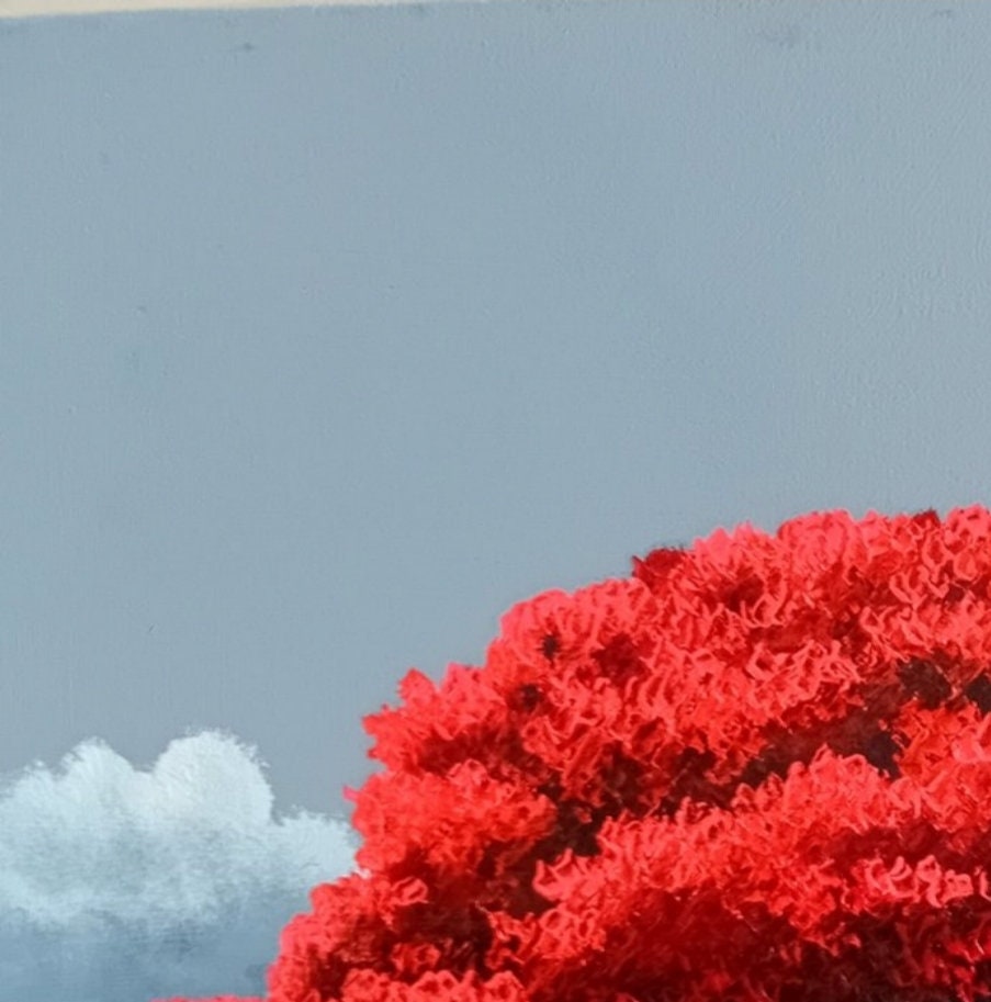 Signed •  'A New Day' by Toni Cimino • Landscape • 2022 • 30cm x 30cm
