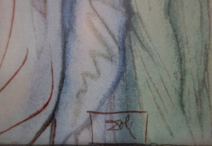 Plate Signed Limited Edition Salvador Dali (1904-1989) Divine Comedy Heaven Canto 32