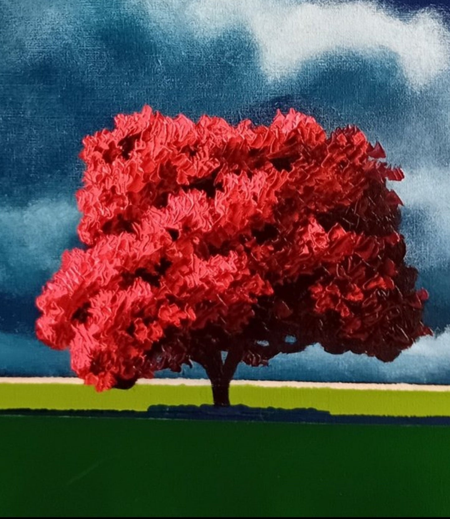 Signed •  Toni Cimino • Landscape • 2022 • 30cm x 30cm