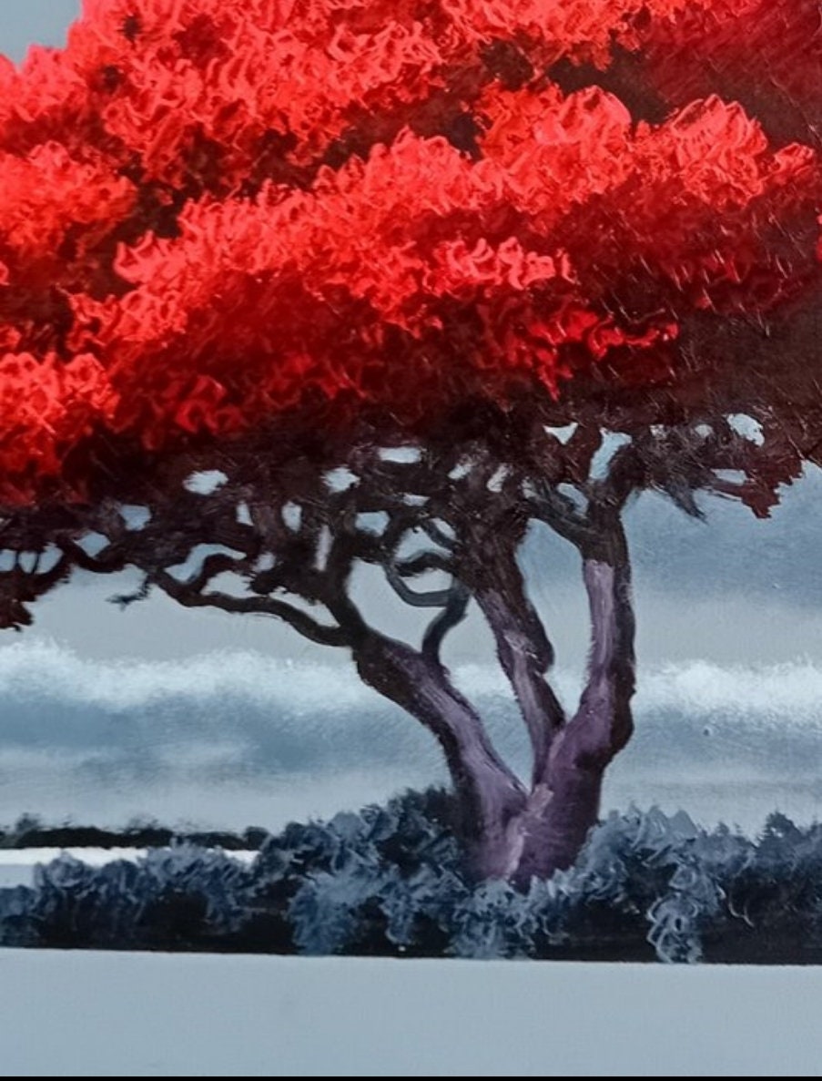 Signed •  'A New Day' by Toni Cimino • Landscape • 2022 • 30cm x 30cm
